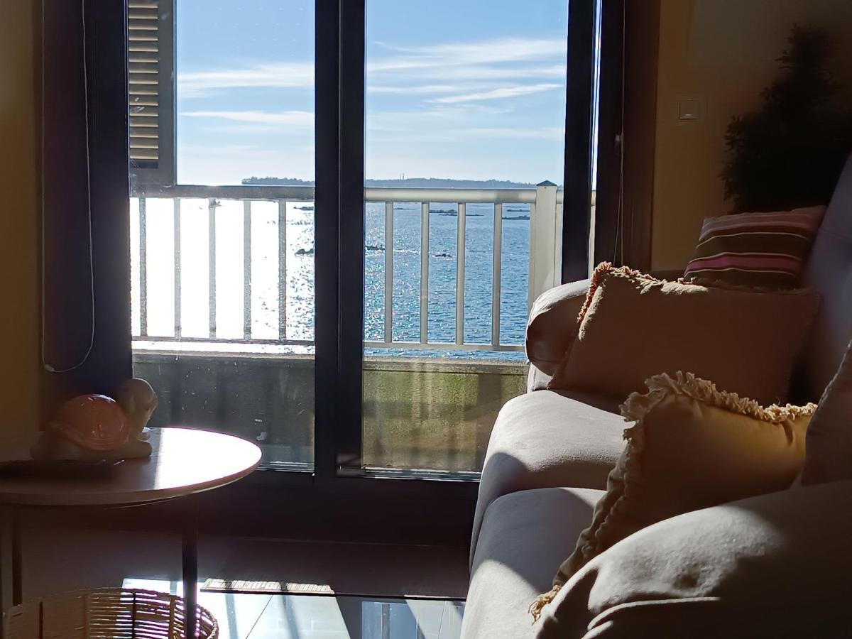 Apartmán Mirador Mar De Castelao, 1ª Linea De Playa Urbana Villanueva De Arosa Exteriér fotografie